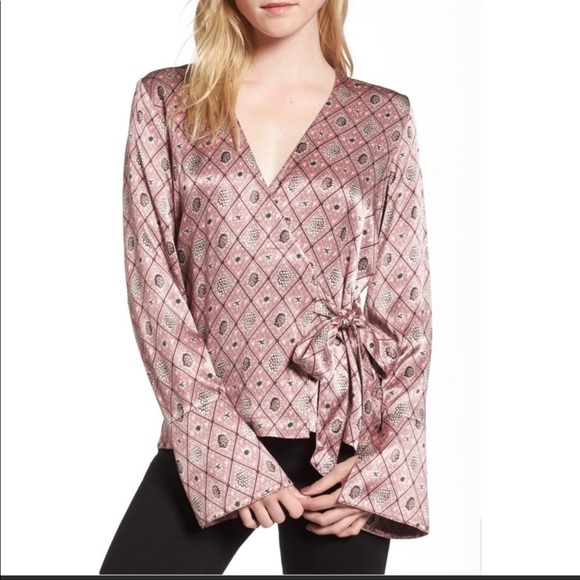 Chelsea28 Tops - Chelsea 28 Silky Wrap Top